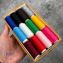 JOD 12PCS Color Polyester Sewing Thread Sewing Machine Line Sewing Thread on Cone Small Spool of Household Hand Stitching DIY @ 2024 - buy cheap