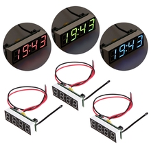 AIMOMETER Car 3 в 1 LED DIY цифровые часы температурный модуль напряжения Электронный DC 5 ~ 30 в 2024 - купить недорого