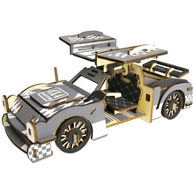 Креативная DIY лазерная резка 3D супер машина деревянные пазлы обучающая образовательная игрушка-игра в сборе игрушки для детей Пазлы детские игрушки 2024 - купить недорого