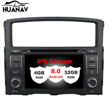 HUANVA-reproductor de DVD con navegación GPS para Mitsubishi PAJERO, reproductor de Radio con Android 8,0, botón 2006-2012, mapas de Audio, 8 núcleos, 4 + 32GB, 3/4G, NAVI 2024 - compra barato