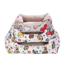 fashionable Pet Bed For Small Middle Dog Soft Cat Bed Dogs BedsNest Winter Warm Dog House kennel Cushion Puppy Kitten Mat 2024 - buy cheap