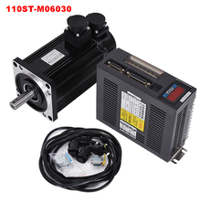 6N.M 1.8KW 3000RPM 110ST AC Servo Motor 110ST-M06030 + Matched Servo Driver +cable complete motor kits 2024 - buy cheap