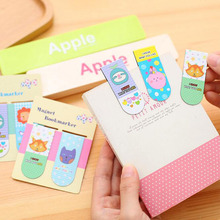 Kawaii Bookmark Animal Pattern Park Magnetic Bookmark Cute Mini Book Clip Office School Supplies Escolar Papelaria Stationery 2024 - buy cheap