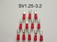 SV1.25-3.2 Insulated Fork / Spade Crimp Connector Terminals for Electrical Wiring 2024 - buy cheap