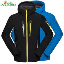 LoClimb Waterproof Fleece Softshell Hiking Jackets Men Winter Trekking Camping Climbing Coat Outdoor Windproof Ski Jacket ,AM105 2024 - buy cheap