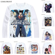 Moe Anime Fist of the North Star T-Shirts Multi-style Long Sleeve Shirts Hokuto Shinken Hokuto no Ken Raoh Toki Cosplay Shirt 2024 - buy cheap