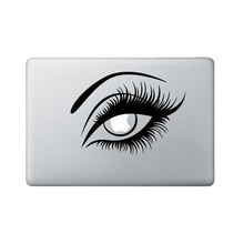 Eye stickers Sexy Girl Tablet Laptop vinyl decor Sticker Tablet Laptop Decals Removable PVC pattern decor Eyelashes decals G92 2024 - buy cheap