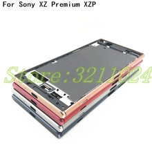 Original New 5.5 inches For Sony Xperia XZ Premium XZP G8141 G8142 Middle Front Frame Bezel Housing LCD Screen Holder Frame 2024 - buy cheap