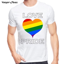 Orgulho lgbt gay amor lésbica arco-íris design impressão camisetas para homem e mulher verão casual amor orgulho camiseta unisex roupas 2024 - compre barato
