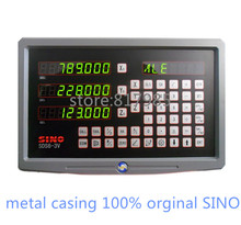 SINO цифровой индикации металлический корпус DRO SDS6-3V + 5 микрон линейный кодер KA300 линейные весы 2024 - купить недорого