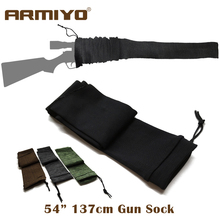 Armiyo 54 "трикотажные носки для пистолета, Полиэстровая силиконовая Пылезащитная винтовка, страйкбольная кобура, рукав для хранения, ткань для охоты 2024 - купить недорого