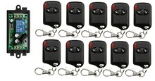 Sistema de interruptor de controle remoto sem fio, rf, controle elétrico de janela e porta, com garagem, 1 canais, 12v, transmissor e receptor