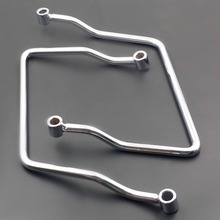 Motorcycle Metal 19.5cm Saddle bag Support Bar Mount Brackets For Honda Shadow VLX 600 1999 - 2008 2024 - buy cheap