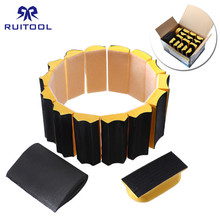 16pcs/set Sanding Pad 40*100mm Shaped Hand Sanding Block Sanding Disc Grinding Sponge For Hook & Loop Sandpaper Abrasive Tools 2024 - buy cheap