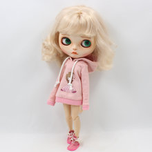 Наряды для куклы Blyth, розовый свитер для шарнирных кукол 1/6, ледяные dbs 2024 - купить недорого