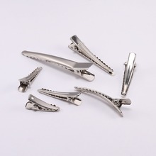 20-50Pcs/Lot Flat Single Prong Metal Alligator Hair Clip Hairpin Bow Teeth Hair Clip For DIY Hair Hairpin Jewelry Base Accessory 2024 - buy cheap