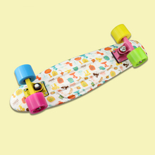 Patinete de cuatro ruedas para niños, patineta larga, mini cruiser 2024 - compra barato