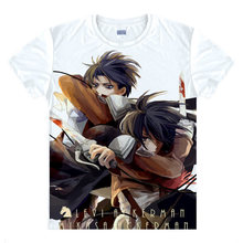 Attack on Titan T-Shirt Eren Yeager Shirt breathable t-shirts Anime Men's Designer T-Shirts anime cartoon boy's cool T-shirt a 2024 - buy cheap