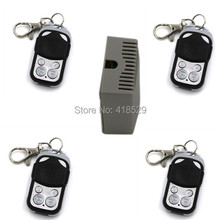 Interruptor de controle remoto sem fio com 4 canais 7a, boa preço, 12v, 4 canais, 315/433mhz, sku: 5030