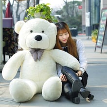 1PC 140cm teddy bear plush toys skin holiday gift birthday gift valentine gift free shipping stuffed animals bear skin 2024 - buy cheap