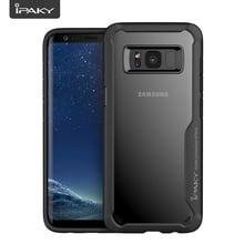 IPAKY For Samsung Galaxy S8 S9 Case Soft Silicon TPU+PC Transparent Back Cover Armor Shockproof Case For Samsung Galaxy S8 Plus 2024 - buy cheap