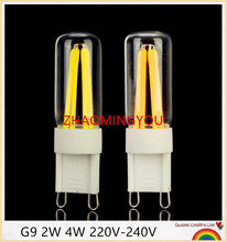 YON 1PCS LED Lamp G9 2W 4W Dimmable LED Filament G9 Bulb 220V 230V Crystal Chandelier LED Lamps Light Replace Halogen Lights 2024 - buy cheap