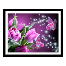 DIY Diamond Embroidery Flower Diamond Painting Cross Stitch Full Square Rhinestone  Unfinished Home Decoration Gift 2024 - compre barato