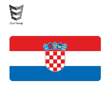 EARLFAMILY 13cm x 6.5cm Car Sticker Croatia Flag Sticker Croatian Bumper Helmet Car Truck Motorcycle Laptop Skate Car Styling 2024 - buy cheap