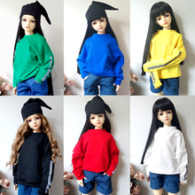 1/3 1/4 1/6 Dolls Clothes Black Red White Green Sweatshirt For Doll Accessories Handmand Clothes For Bjd Dolls Mini  Sweatshirts 2024 - buy cheap