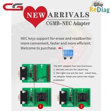 Adaptador CGMB NEC para programador de clave CGDI MB, compatible con borrado y lectura y escritura, más rápido y eficiente, novedad 2024 - compra barato