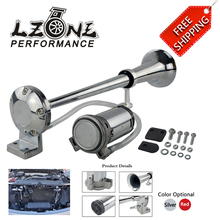Free Ship - Universal 17 Inch 150DB Loud Car Air Horn 12V 180 Hertz Single Trumpet Compressor Bocina for Trucks Cars Automobiles 2024 - buy cheap