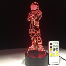 Dark Voyager Game 3D Lamp Arylic Crystal RGB Changeable LED Mood Lamp 7 Colors Night Light for Birthday Holiday Gift Drop Ship 2024 - buy cheap