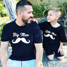 Camisas a juego para papá e hijo, camisas con estampado de letras para hombre grande e hijo, atuendos familiares, Tops informales de verano, 1 ud. 2024 - compra barato