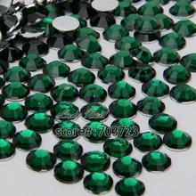 1000PCS ss12 3mm Glitter Nail Art Tips DIY Rhinestones Crystal Non Hotfix Flatback Nail Art Decoration BeadsDark Green  N19 2024 - buy cheap