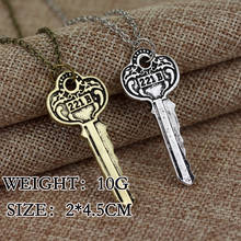 MQCHUN Movie Detective Sherlock 221b Apartment Key Necklace Personality Retro Couple Key Necklace -30 2024 - buy cheap