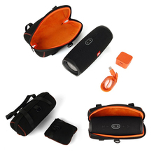 Mini bolsa de transporte portátil para jbl, capa protetora à prova de choque, acessórios de viagem para caixa de som jbl charge 4 sem fio bluetooth 2024 - compre barato