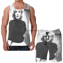 Summer Casual funny print men Tank Tops Women Marilyn Monroe (12) men Board beach shorts women sets fitness sleeveless vest 2024 - buy cheap