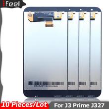 10 шт./лот Super AMOLED LCD для Samsung Galaxy J3 Prime J3 Emerge LCD дисплей кодирующий преобразователь сенсорного экрана в сборе j327 2024 - купить недорого