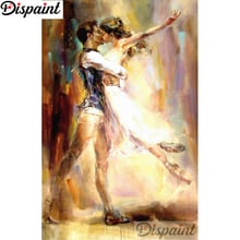 Pintura descartável completa quadrada/broca redonda 5d diy pintura de diamante "casal dança" bordado ponto cruz 3d decoração de casa a11211 2024 - compre barato