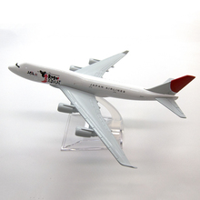 1/400 Scale Aircraft Boeing 747 Yokoso Japan JAL Airlines 16cm Alloy Plane B747 Model Toys Children Kids Gift for Collection 2024 - buy cheap