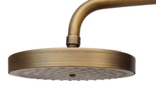 Antique Round Shower Head Brass Water Rains With Shower Bathroom Set Top spray Nsh005 2024 - buy cheap