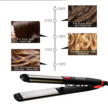 110-240V Ceramic Hair Straightening Iron Flat Iron LED Hair Tools Professional Curling Hair Straightener Curler Electric Irons 2024 - buy cheap