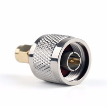 20 peças plugue macho de cobre rp sma para plugue n macho adaptador coaxial de rf reto 2024 - compre barato