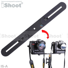 Metal 2 Camera Holder/Flash Bracket Mount with 2*1/4" Screw for Canon Nikon Pentax Olympus Sony Minolta DSLR LOAD-3Kg 2024 - buy cheap