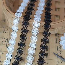 Lace accessories Black and white fine Eva water soluble lace 2024 - buy cheap