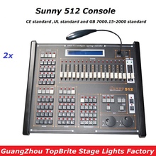 Factory Price New Sunny 512 DMX Controller Stage DMX Controller System  , DMX Console For Disco Bar Club Concert Effeect Lights 2024 - buy cheap