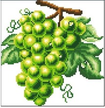 Embroidery Package Hot Sell Best Quality  Cross Stitch Kits Verdejo Green Grape Free Shipping 2024 - buy cheap