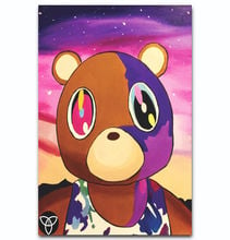 Hot New Kanye West USA Rap HipHop Music Super Star 4-Silk Art Poster Wall Sticker Decoration Gift 2024 - buy cheap