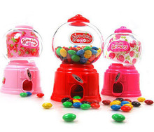 Creativo lindo dulces mini máquina de caramelo Bubble gumball dispensador banco de moneda para los niños juguete hucha Navidad regalo 2024 - compra barato