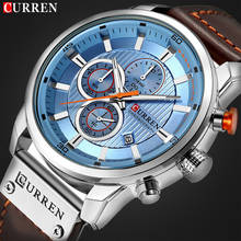 NEW CURREN Brand Luxury Men Fashion Leather Quartz Watch Mens Casual Date Business Watches Male Waterproof Clock Montre Homme 2024 - buy cheap